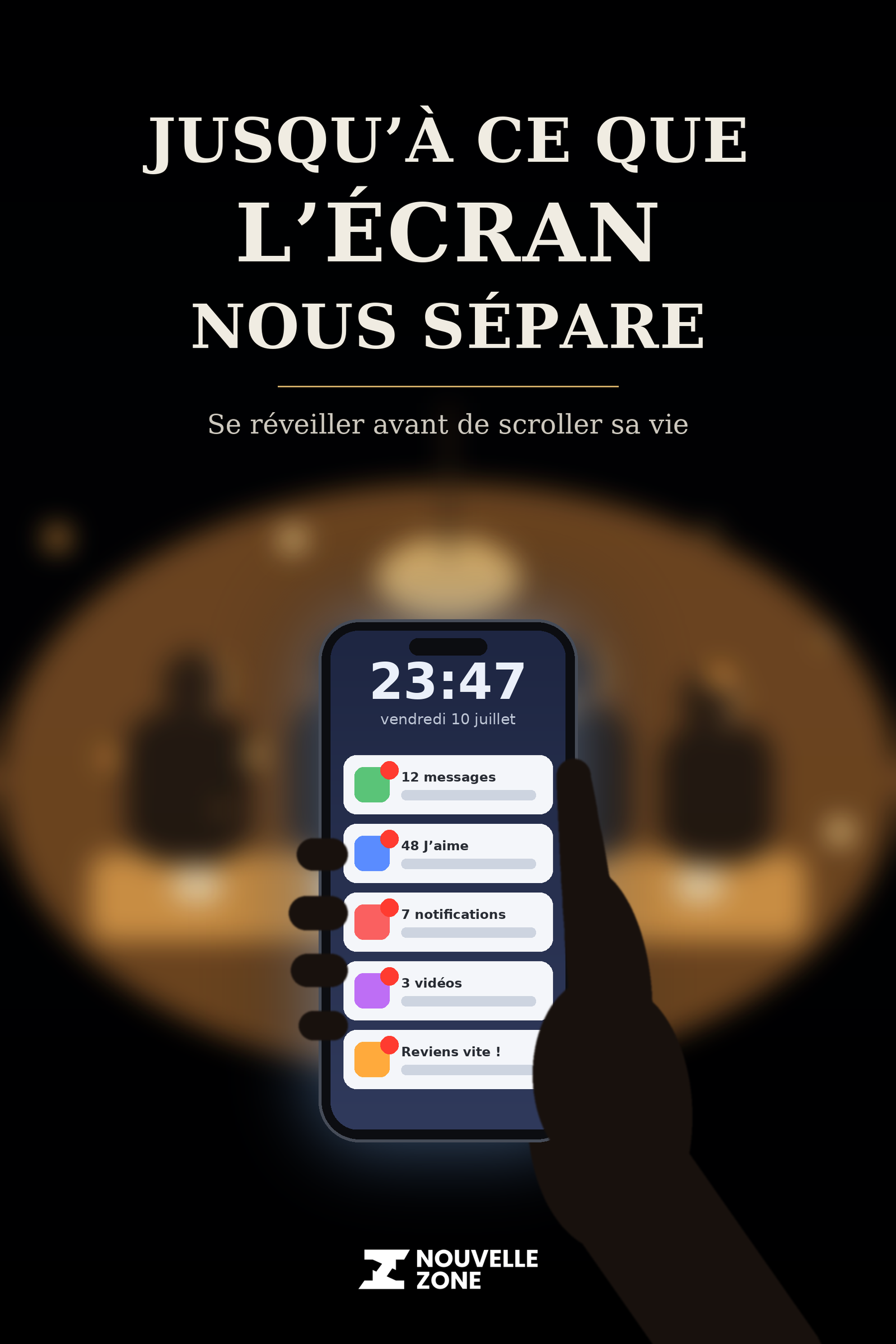 Couverture de Jusqu'à ce que l'écran nous sépare